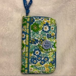 Vera Bradley English Meadow Turnlock Wallet